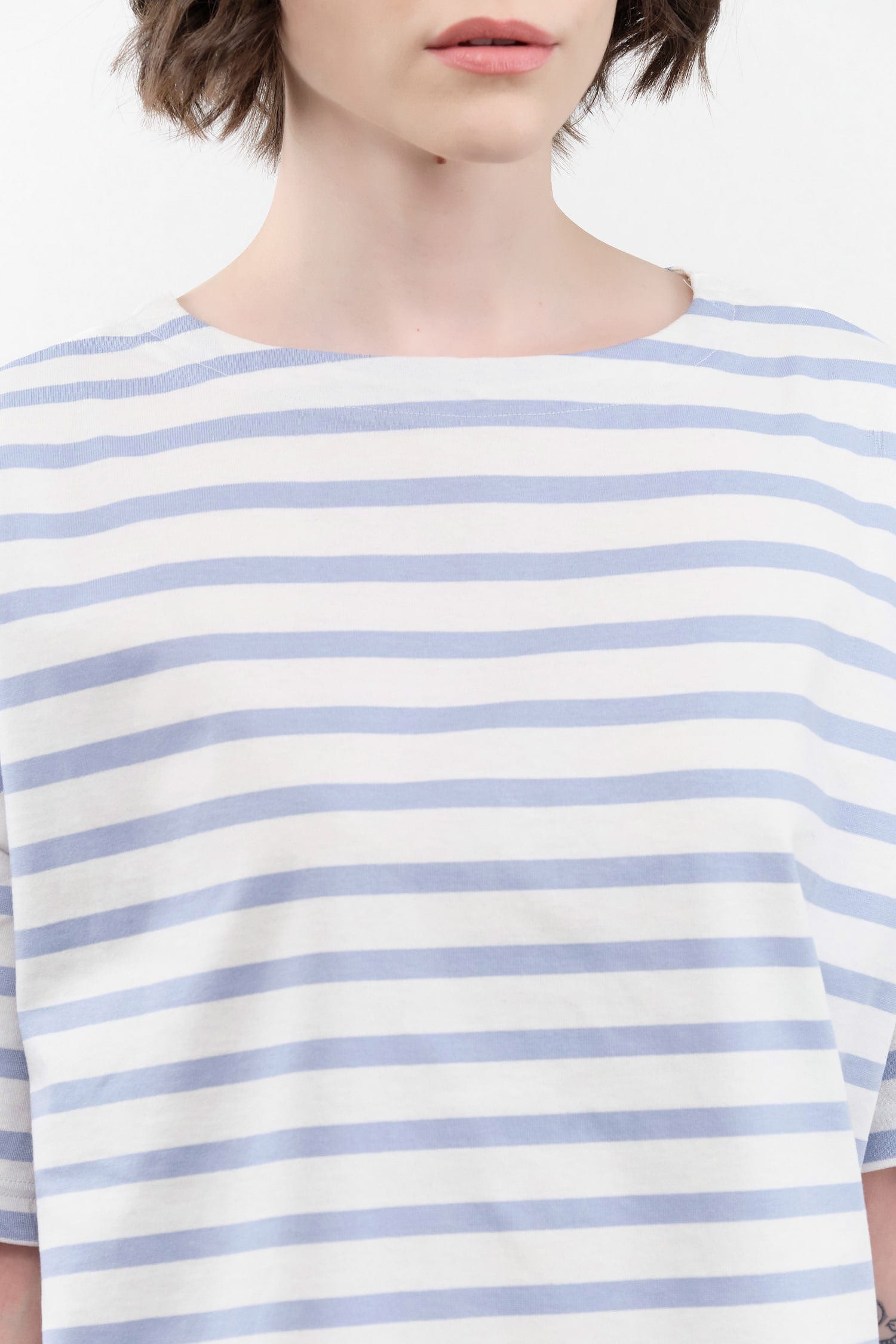 Chimala Apparel Womens Blouses Unisex Basque Border Big Tee