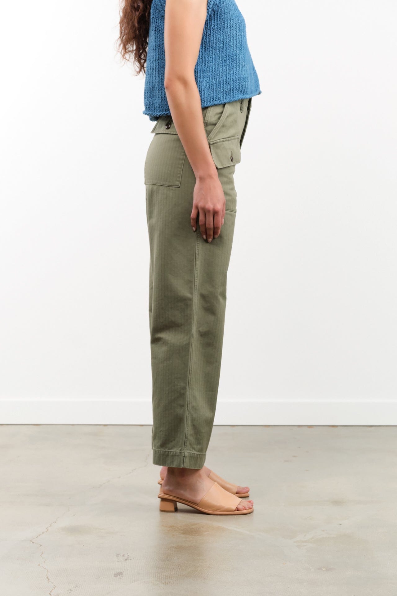 Chimala Apparel Womens Pants Unisex Herringbone Twill Trousers