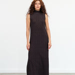 Christian Wijnants Apparel Womens Dresses Dawa Dress Dark Brown Wavelet / XSmall