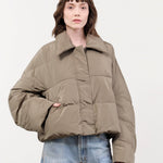Christian Wijnants Apparel Womens Outerwear Jani Coat in Smokey Olive