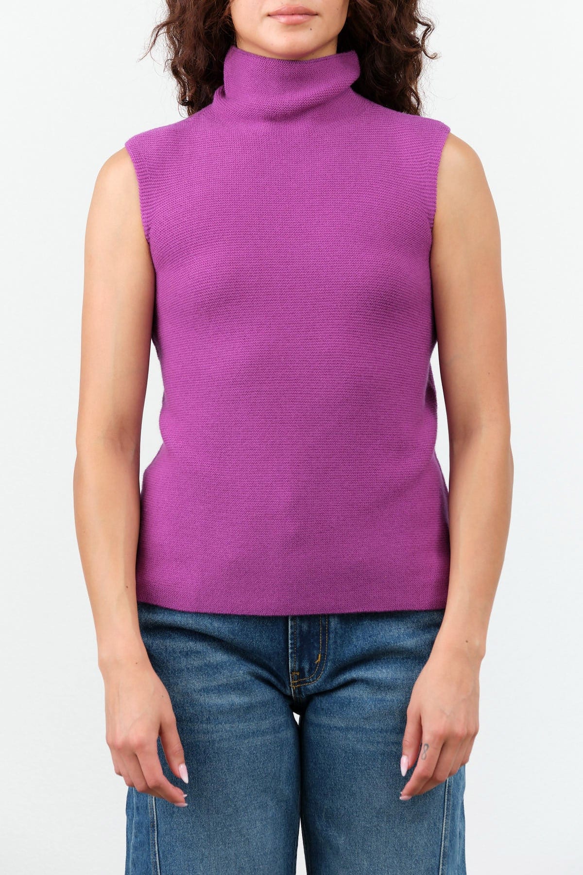 Christian Wijnants Apparel Womens Blouses Kewili Top in Dark Orchid