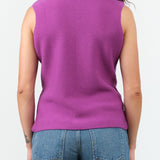 Christian Wijnants Apparel Womens Blouses Kewili Top in Dark Orchid