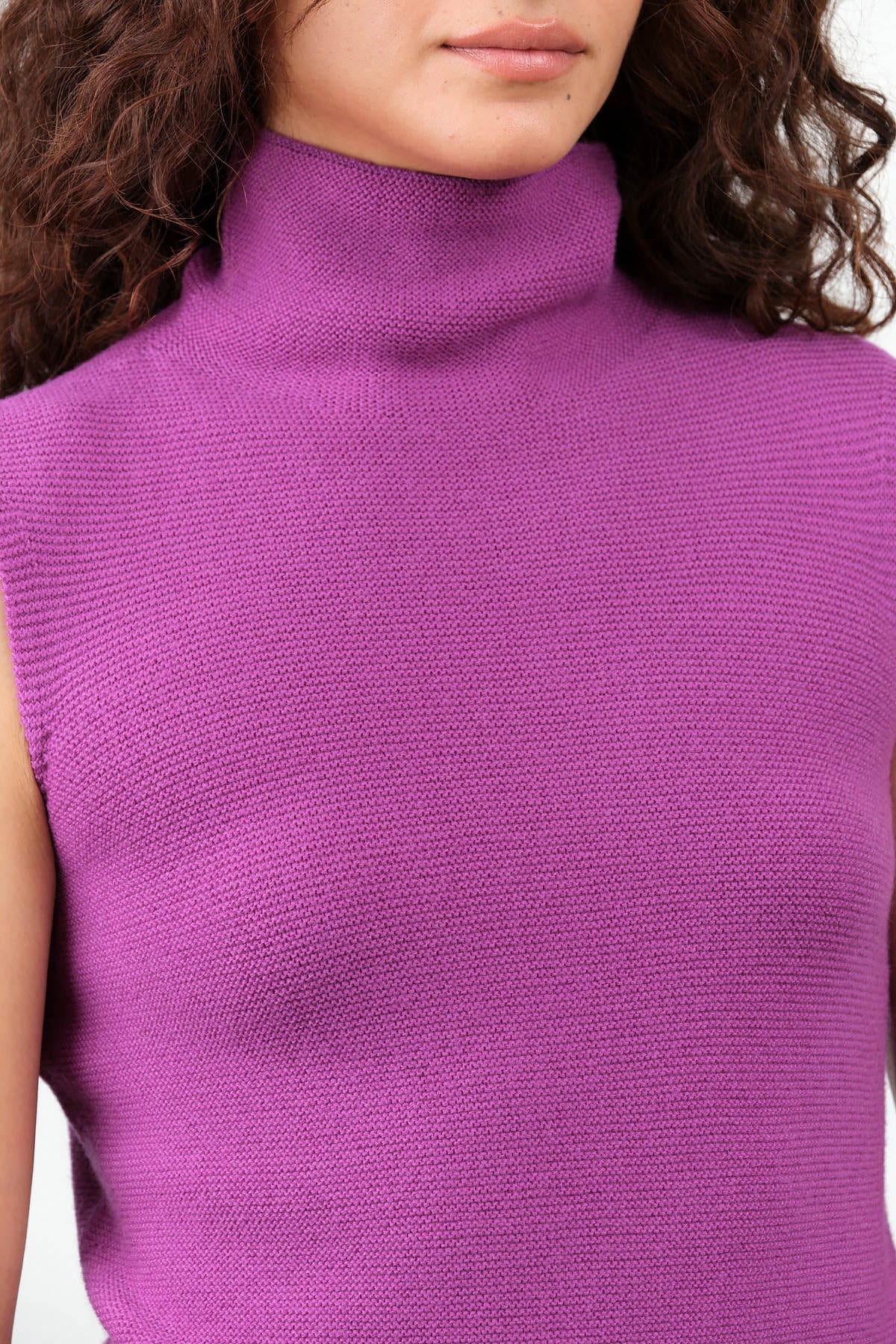 Christian Wijnants Apparel Womens Blouses Kewili Top in Dark Orchid