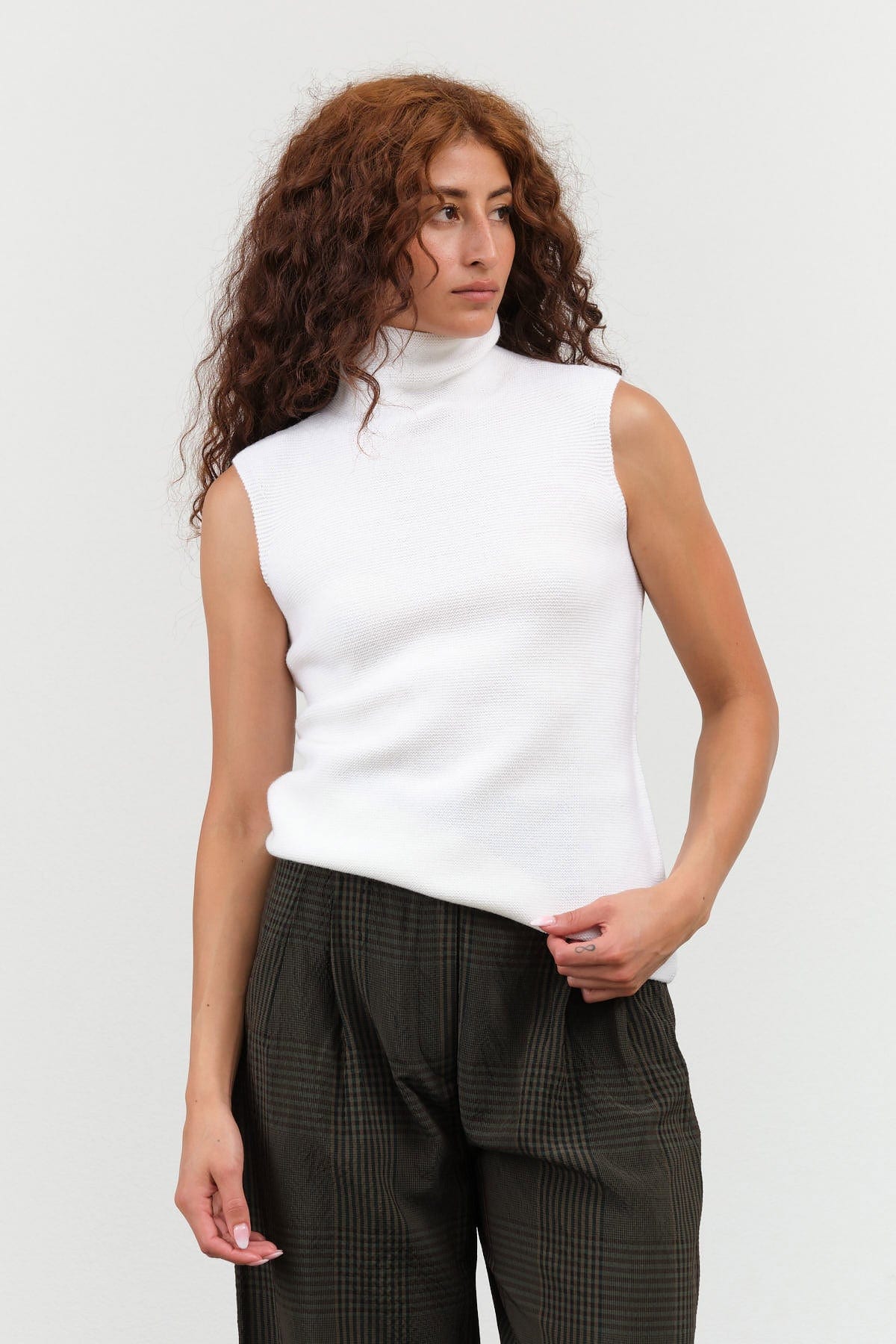 Christian Wijnants Apparel Womens Blouses Kewili Top in White White / XSmall