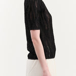 Christian Wijnants Apparel Womens Sweaters Kibo Short Sleeve Knitted Top