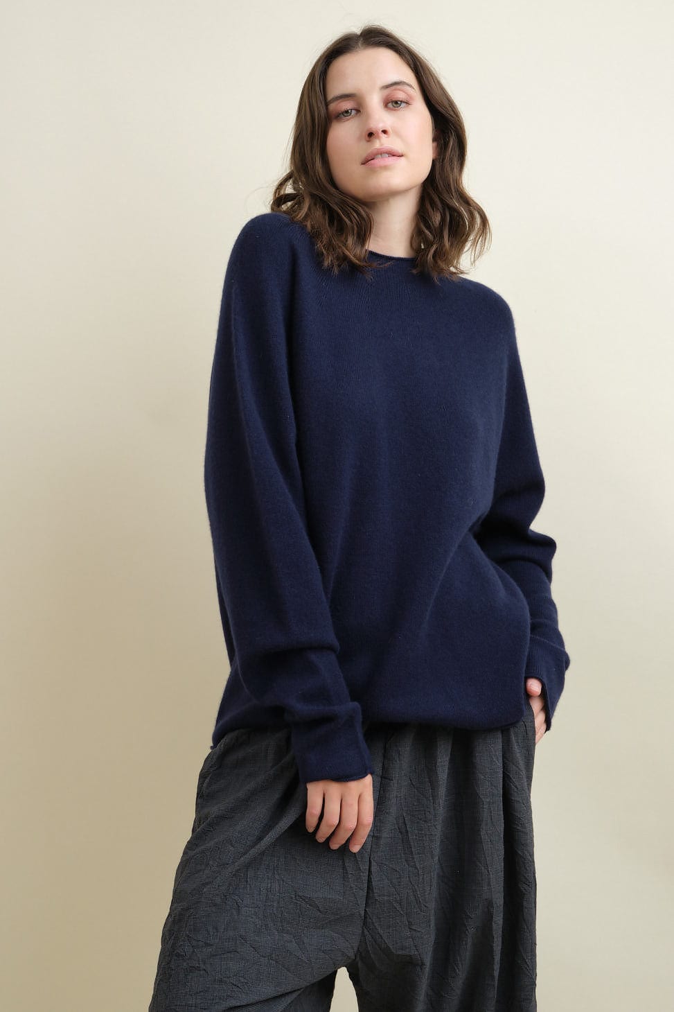 Kishik Wholegarment Knitted Sweater