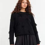Christian Wijnants Apparel Womens Sweaters Kunao Sweater in Black Black / XSmall