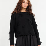 Christian Wijnants Apparel Womens Sweaters Kunao Sweater in Black Black / XSmall