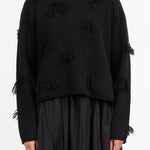Christian Wijnants Apparel Womens Sweaters Kunao Sweater in Black