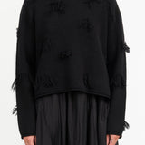 Christian Wijnants Apparel Womens Sweaters Kunao Sweater in Black