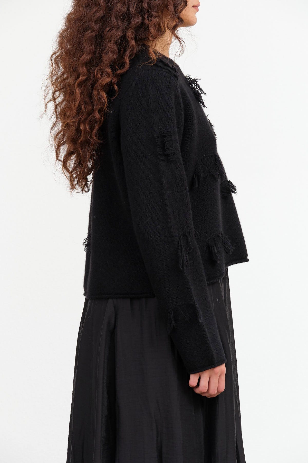 Christian Wijnants Apparel Womens Sweaters Kunao Sweater in Black