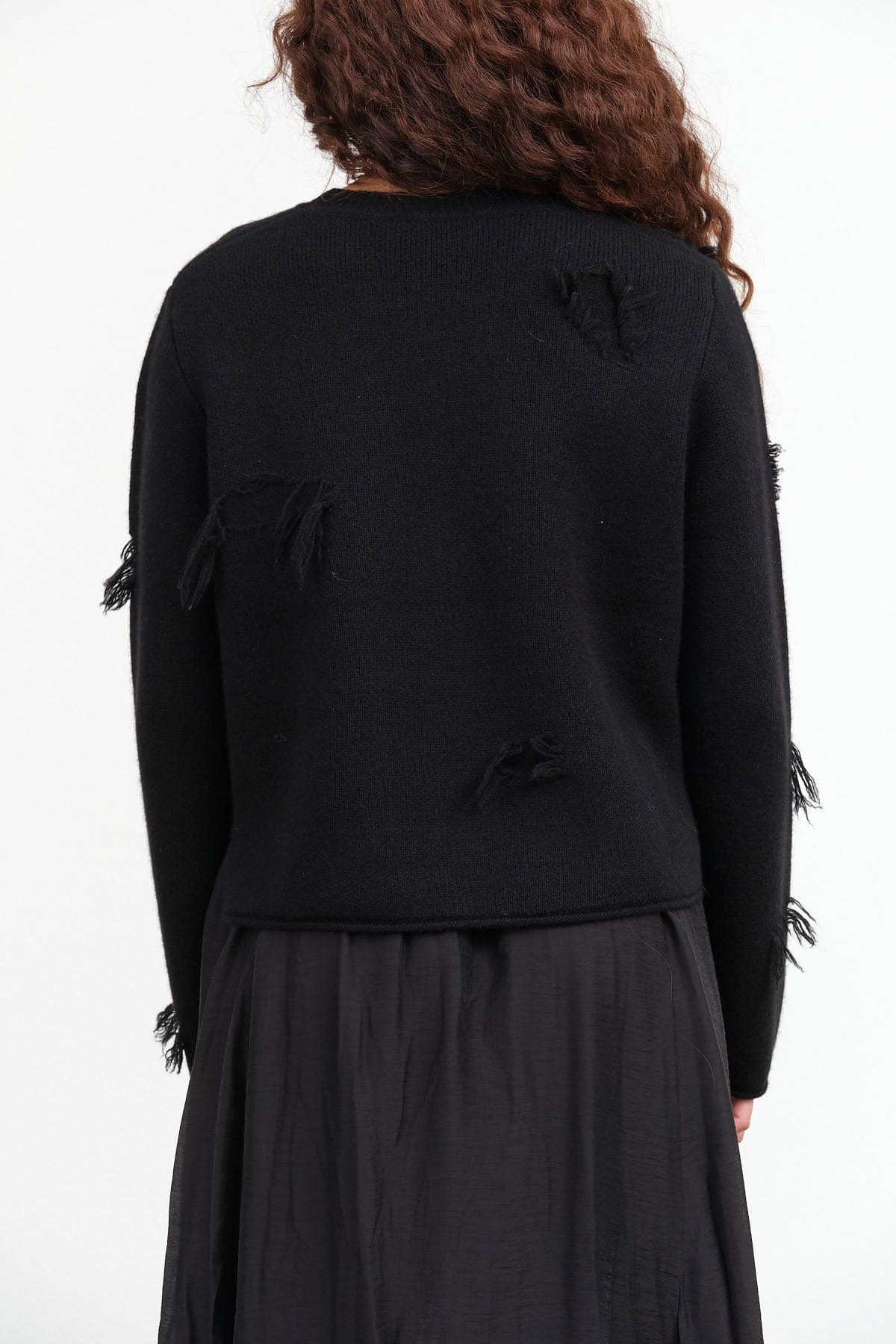 Christian Wijnants Apparel Womens Sweaters Kunao Sweater in Black