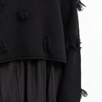 Christian Wijnants Apparel Womens Sweaters Kunao Sweater in Black