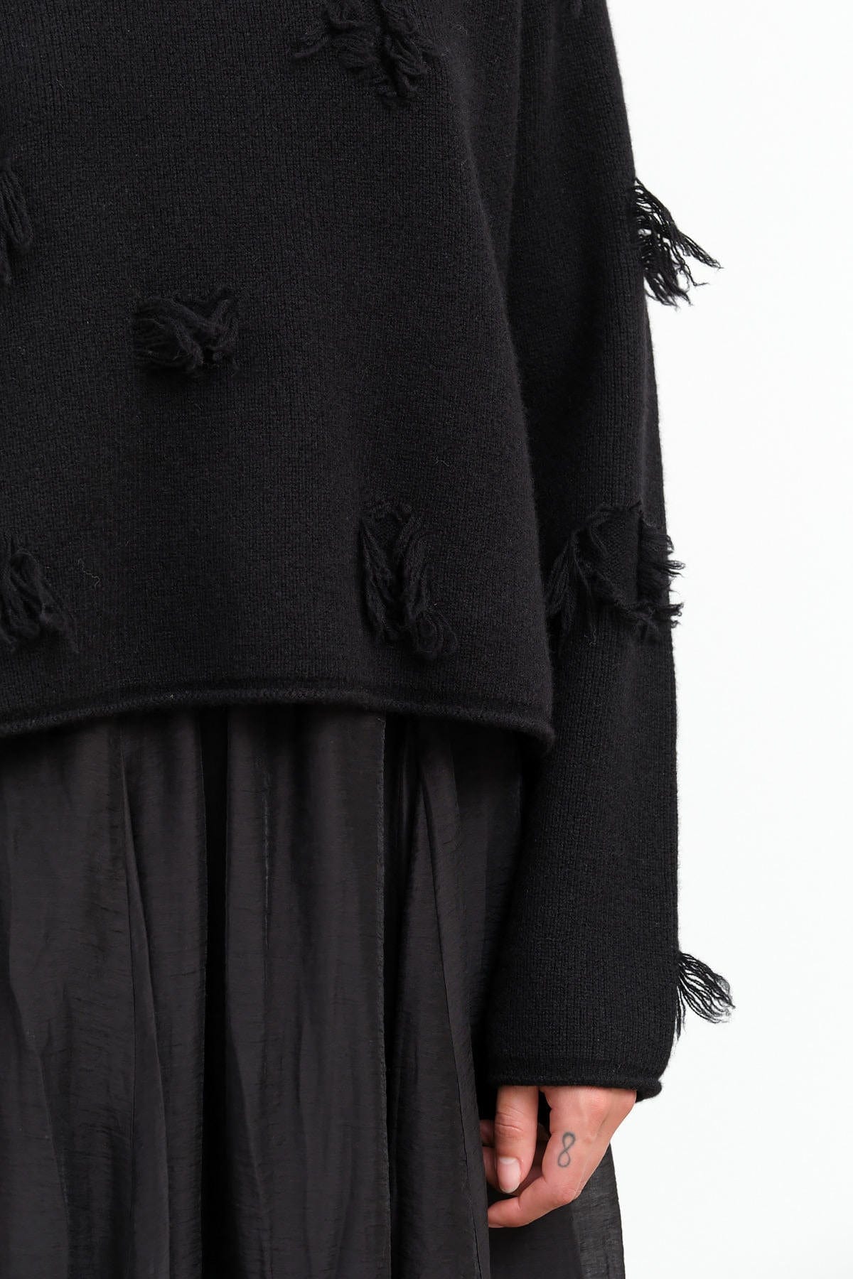 Christian Wijnants Apparel Womens Sweaters Kunao Sweater in Black