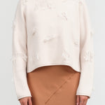 Christian Wijnants Apparel Womens Sweaters Kunao Sweater in Off-White