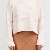 Christian Wijnants Apparel Womens Sweaters Kunao Sweater in Off-White