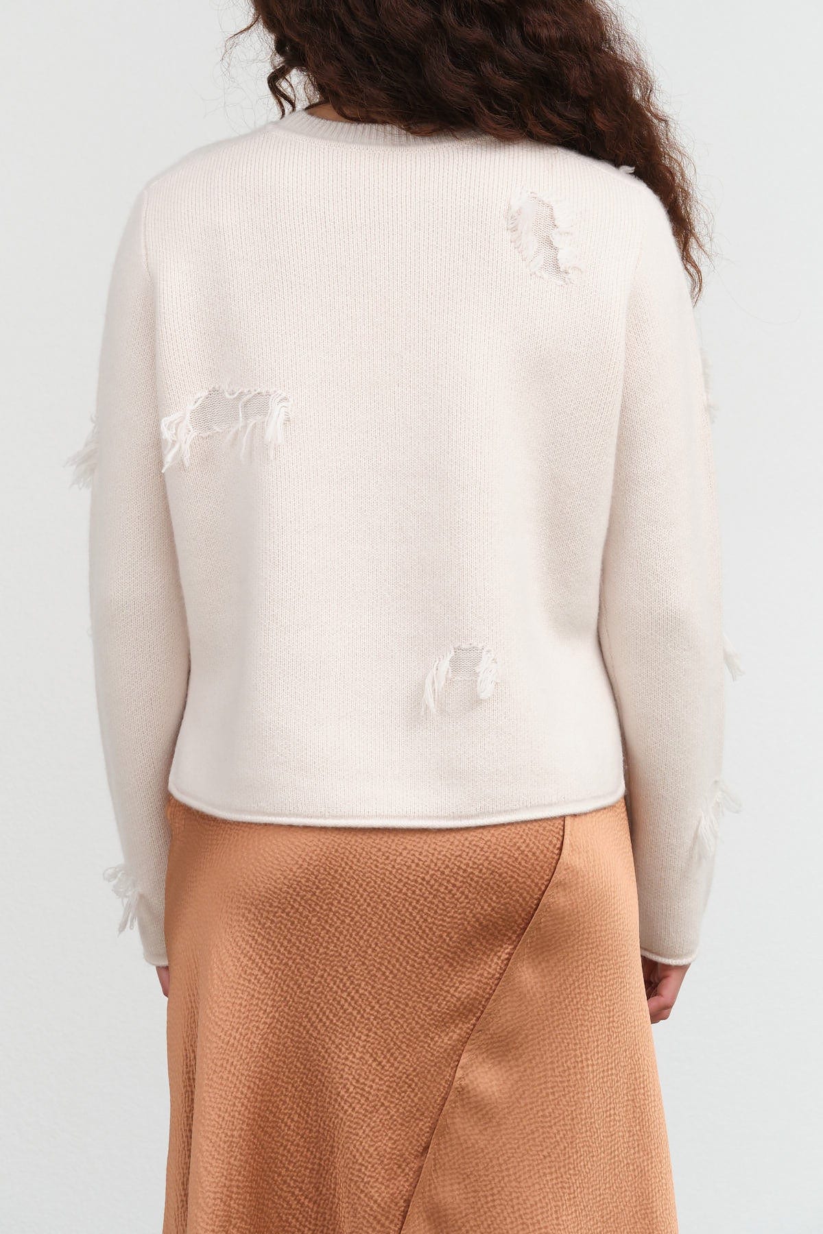 Christian Wijnants Apparel Womens Sweaters Kunao Sweater in Off-White
