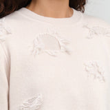 Christian Wijnants Apparel Womens Sweaters Kunao Sweater in Off-White