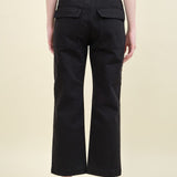 Christian Wijnants Apparel Womens Denim Panjad Cropped Trousers