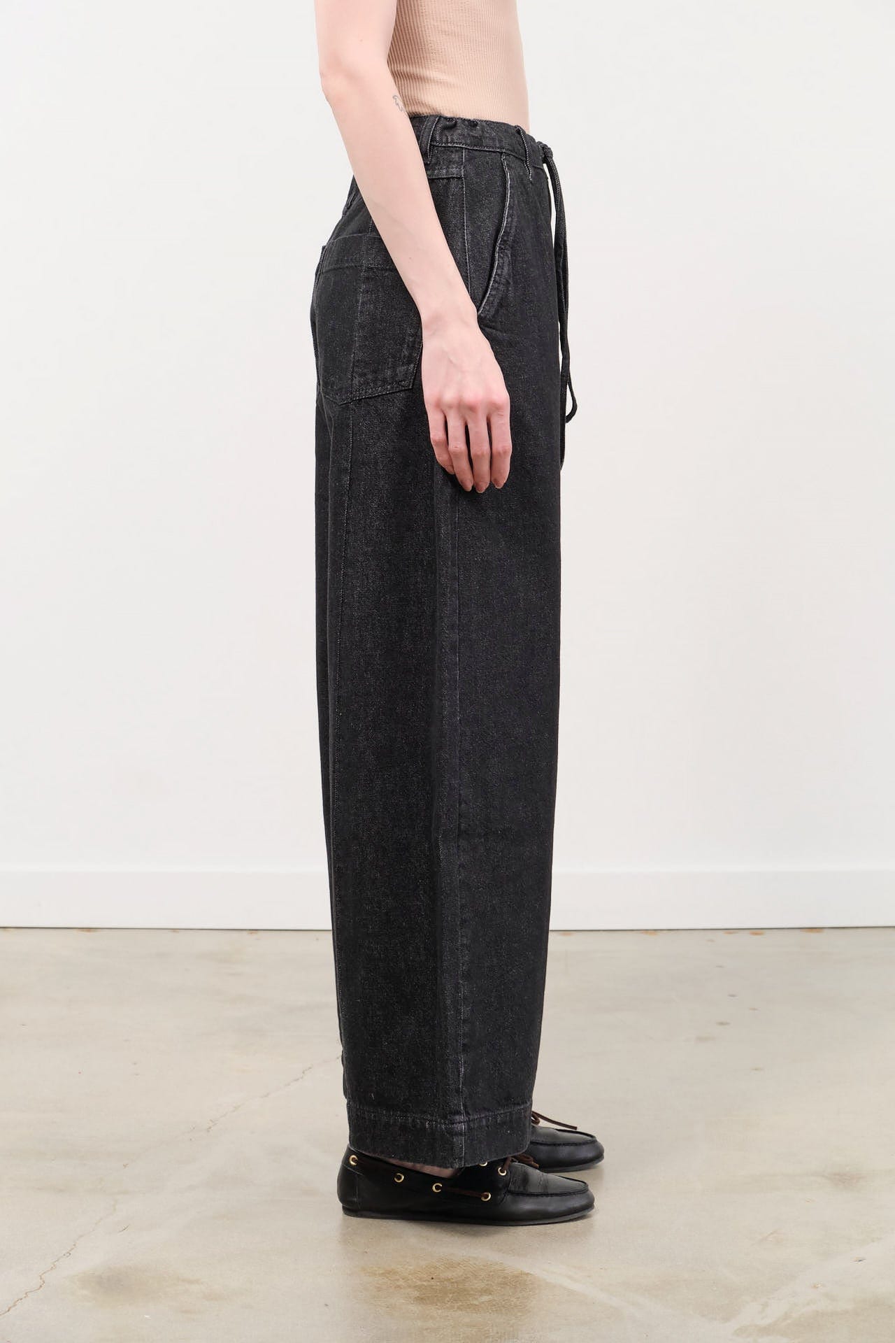 Christian Wijnants Apparel Womens Denim Pioni Pants in Black Denim