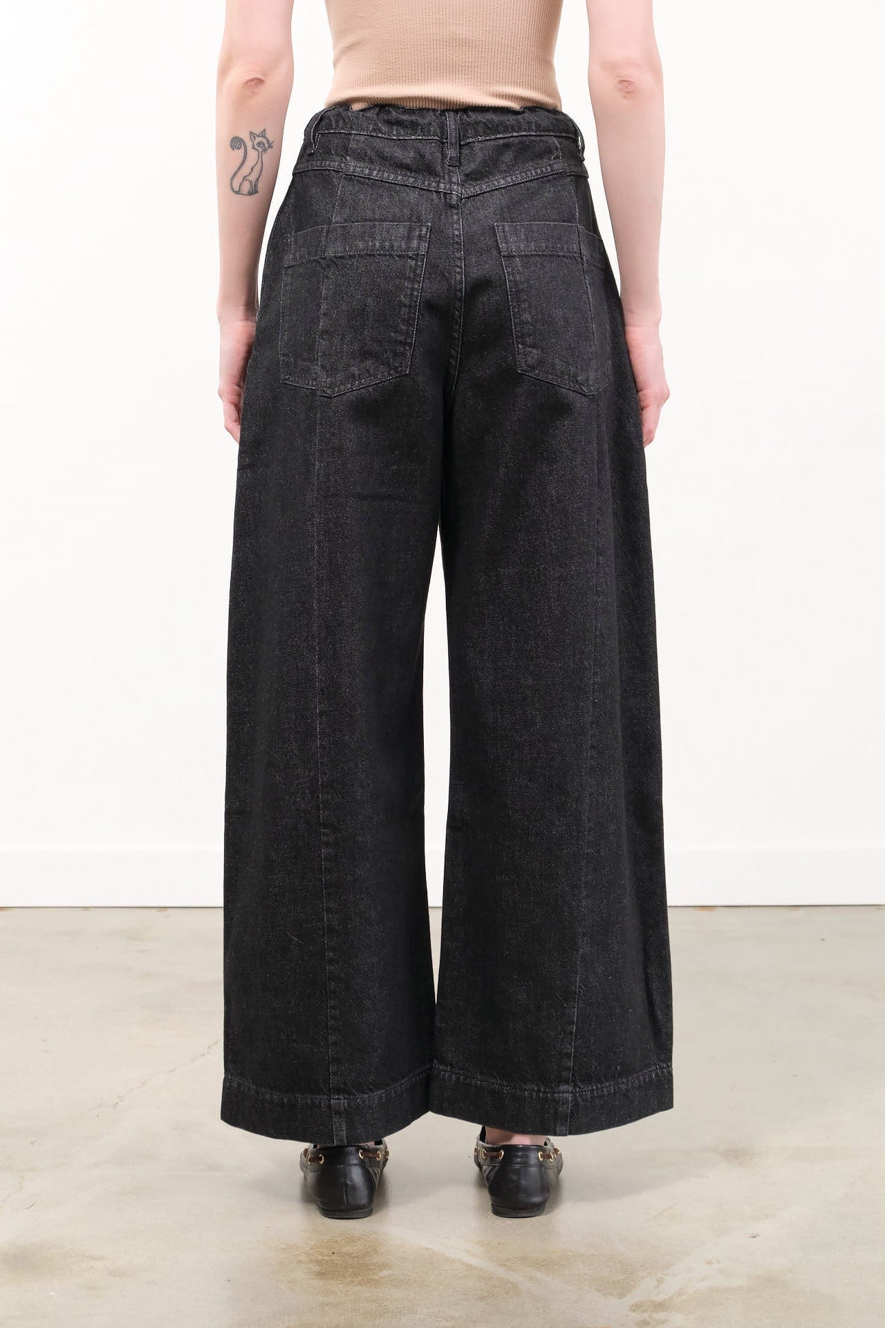 Christian Wijnants Apparel Womens Denim Pioni Pants in Black Denim