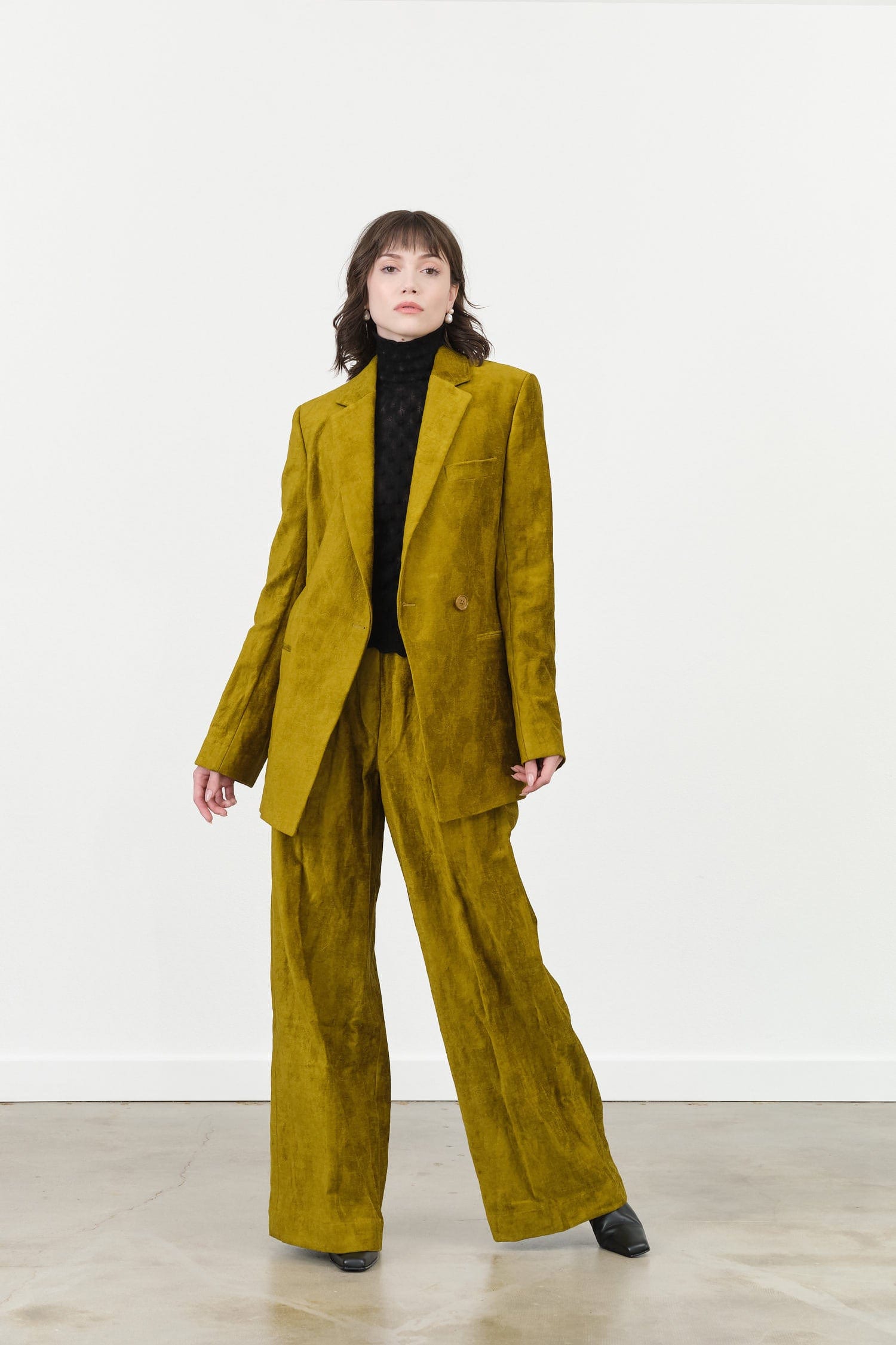 Christian Wijnants Apparel Womens Pants Pisha Pants Golden Velour / 34