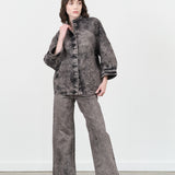 Christian Wijnants Apparel Womens Denim Presca Pants Arctic Grey Denim / 34