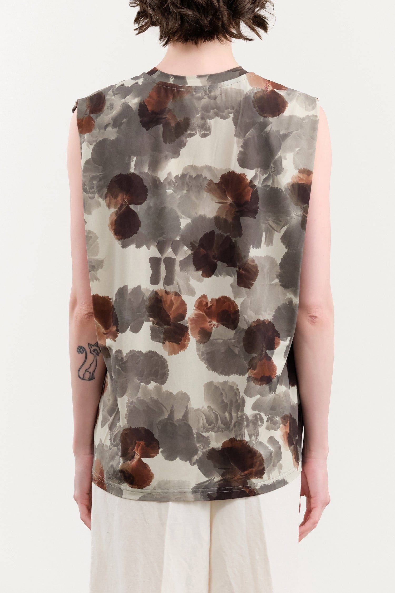 Christian Wijnants Apparel Womens Blouses Tabansir Sleeveless Jersey Top
