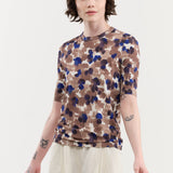 Christian Wijnants Apparel Womens Blouses Tenah Short Sleeve Fitted Jersey Top