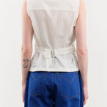 Christian Wijnants Apparel Womens Blouses Tilayo Wrap Around Top in Off White