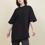 Christian Wijnants Apparel Womens Blouses Tulia Asymmetric T Shirt Black / XSmall