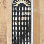 Circle and Crescent Art Prints 2025 Moon Print Black / 9.5" W X 24" L