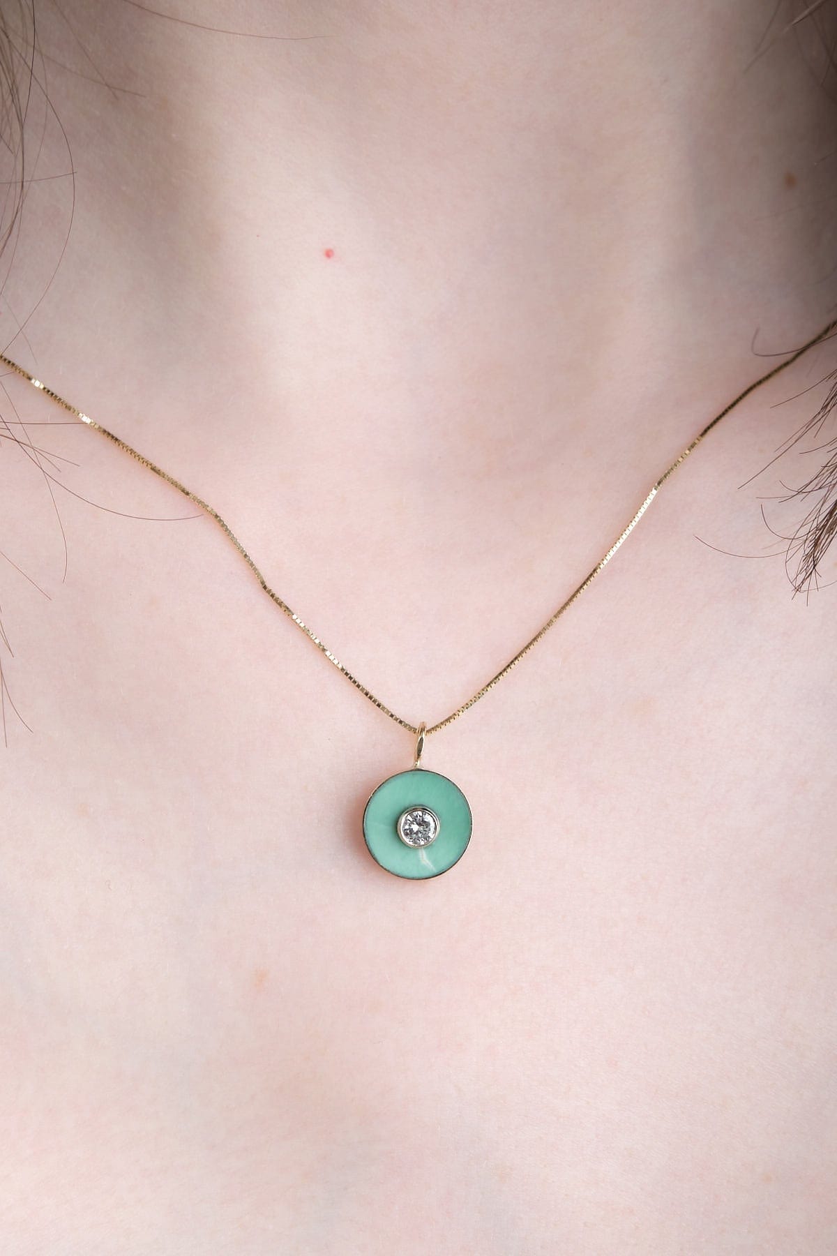 Young In The Mountains Jewelry Necklaces Cerclen Necklace in Lucin Variscite Lucin Variscite
