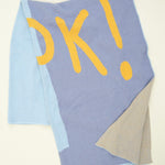 Cold Picnic Home Throws You're Ok I'm Ok Knitted Blanket 50" L X 60" W