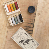 Daiyo Home Candle Holders Colorful Rice Wax Candles Gift Set