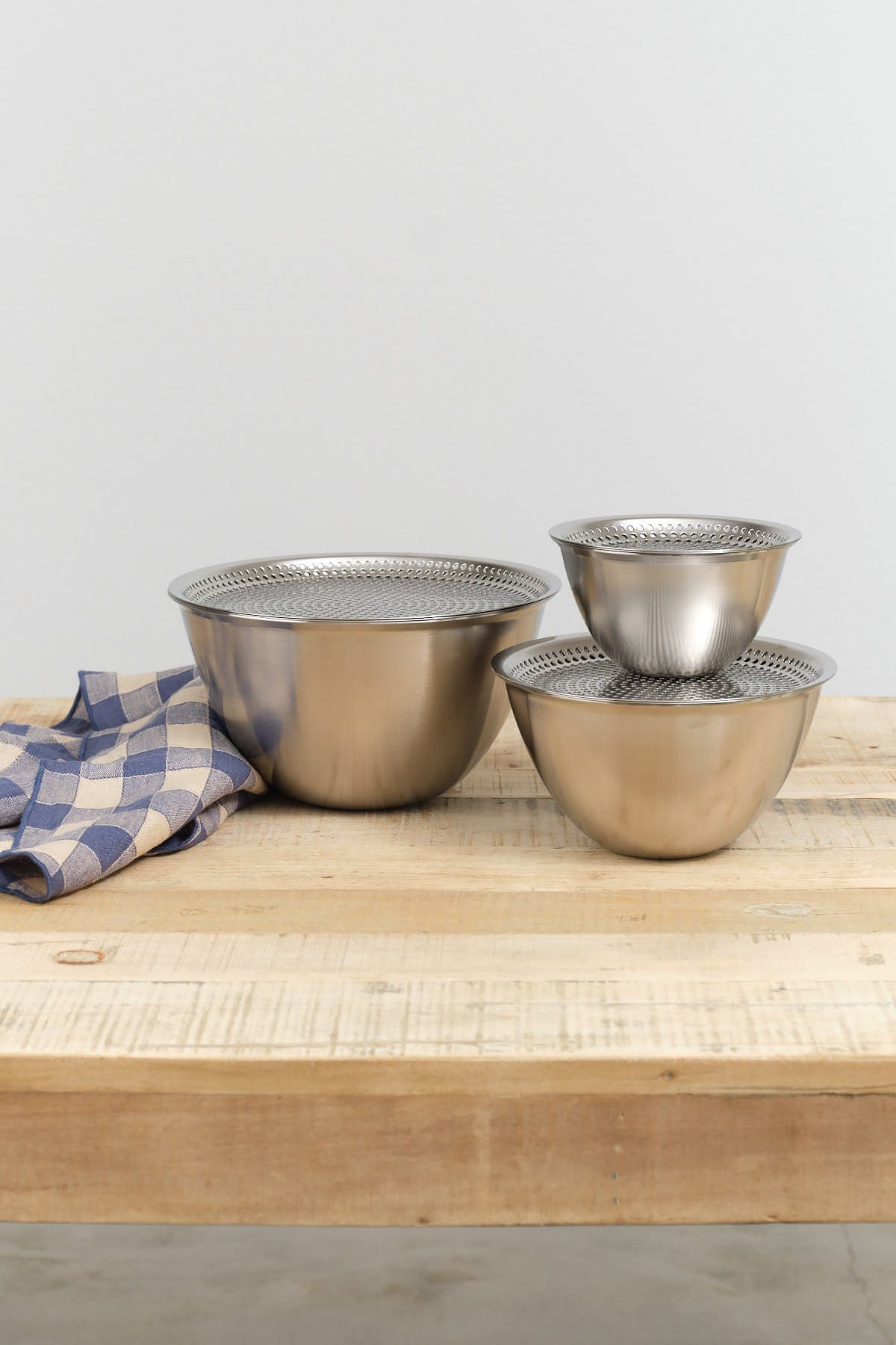 Conte Home Kitchen Serving Makanai Bowl 220 Stainless Steel / 9" D x 5" H