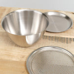 Conte Home Kitchen Serving Makanai Bowl 220 Stainless Steel / 9" D x 5" H