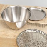 Conte Home Kitchen Serving Makanai Bowl 220 Stainless Steel / 9" D x 5" H