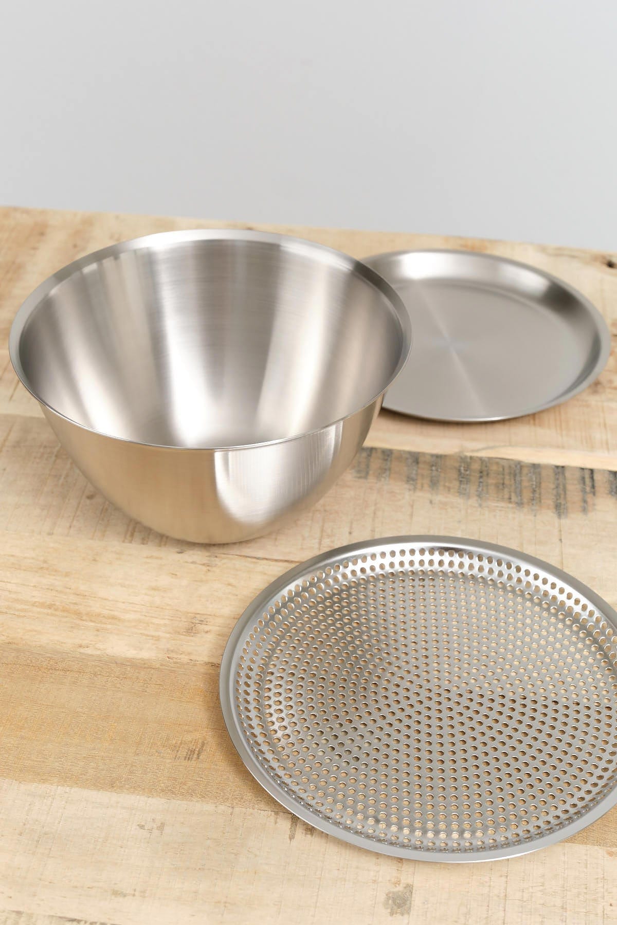 Conte Home Kitchen Serving Makanai Bowl 220 Stainless Steel / 9" D x 5" H