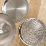 Conte Home Kitchen Serving Makanai Bowl 220 Stainless Steel / 9" D x 5" H