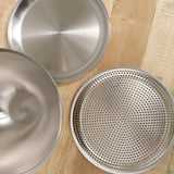 Conte Home Kitchen Serving Makanai Bowl 220 Stainless Steel / 9" D x 5" H