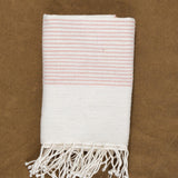 Creative Women Home Kitchen Towels Riviera Cotton Hand Towel Blush / 19" X 32"
