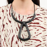 Crescioni Jewelry Necklaces Georgia Necklace in Black Black