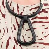 Crescioni Jewelry Necklaces Georgia Necklace in Black Black