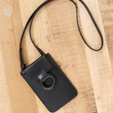 Crescioni Accessories Bags Via Pouch in Black Black / 7" H X 5" W X 0.5" D
