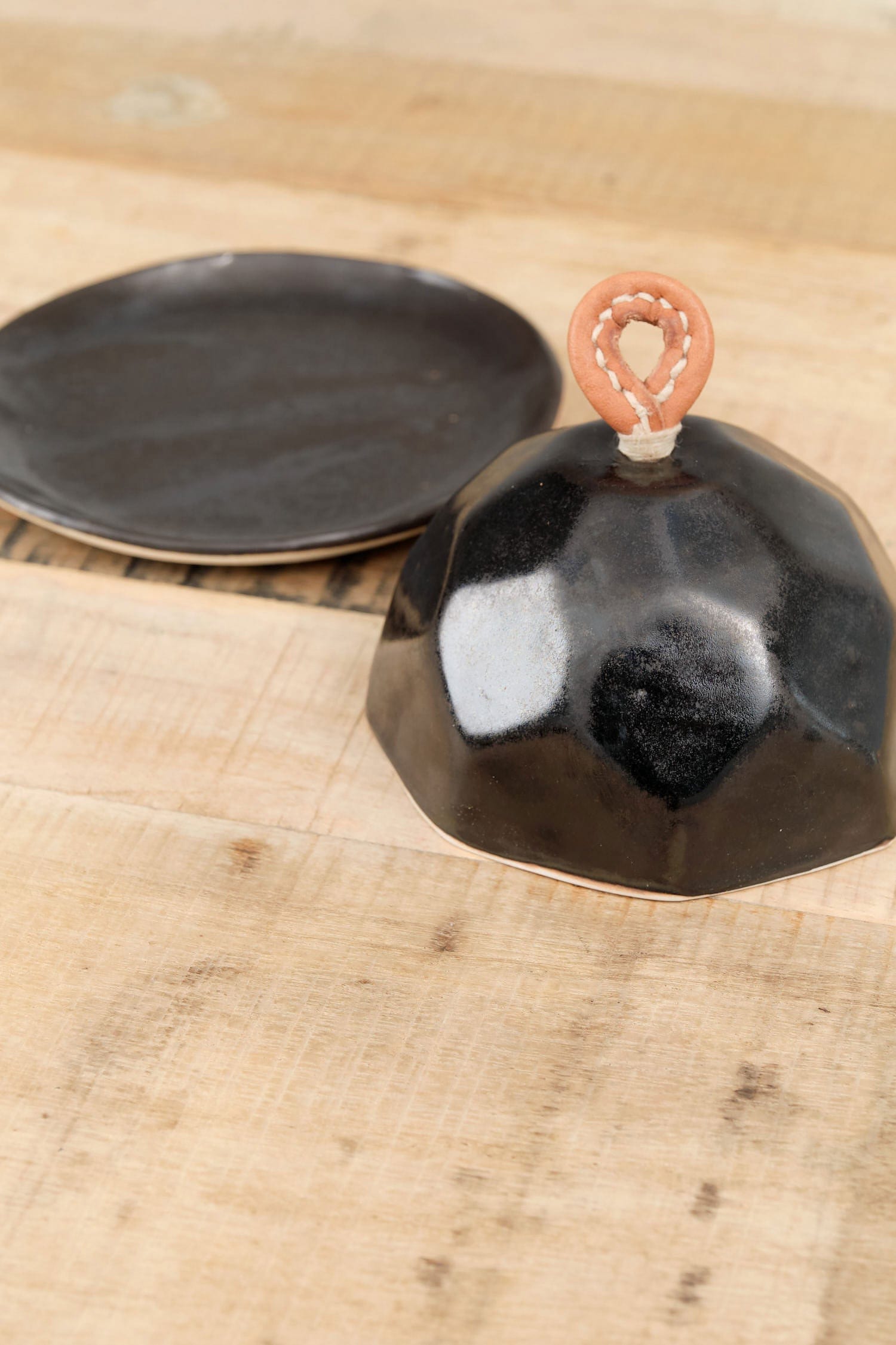 DBO Home Home Kitchen Serving Battuto Butter Dish in Mussel Mussel