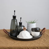 DBO Home Home Kitchen Serving Remo Handled Tray In Mussel Mussel / 13" Dia X 1" H