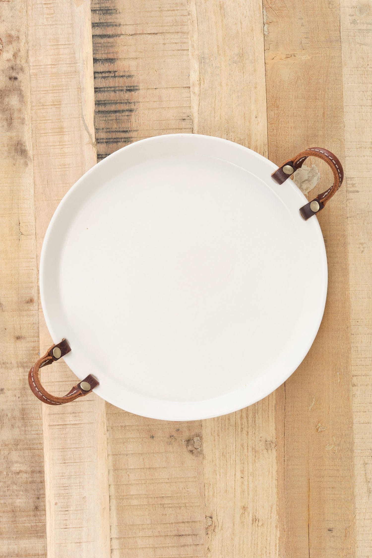 DBO Home Home Kitchen Serving Remo Handled Tray In Snowflake Snowflake / 13" Dia X 1" H