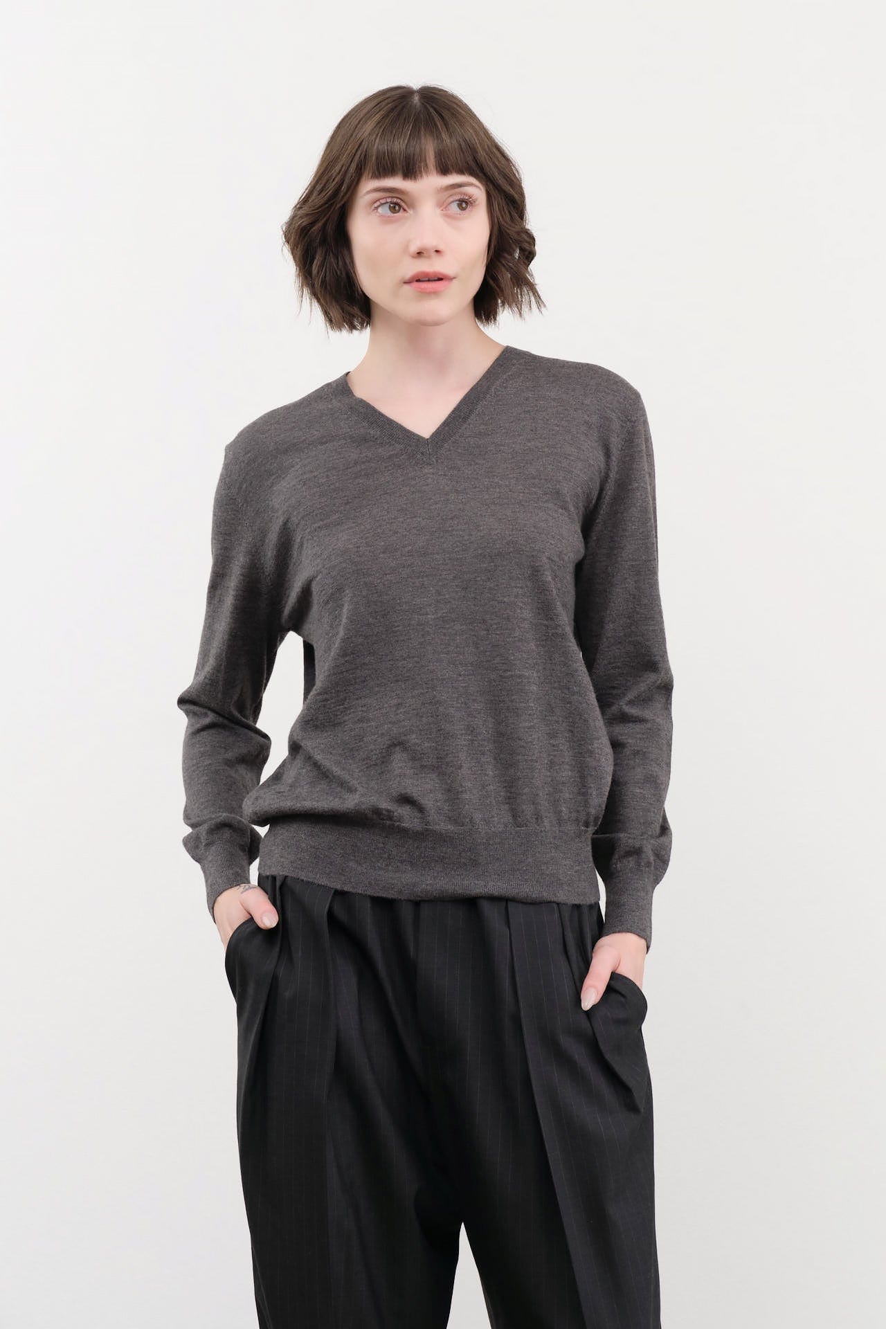 DEMYLEE Apparel Womens Sweaters Blythe Superfine Cashmere Sweater