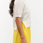 DEMYLEE Apparel Womens Sweaters Cadence Cotton Linen Cardigan